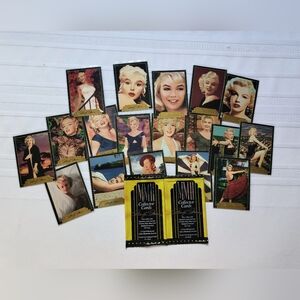 Vintage Marilyn Monroe Collector Cards With Original Foil Package 18 Cards